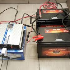Double battery inverter installation Image