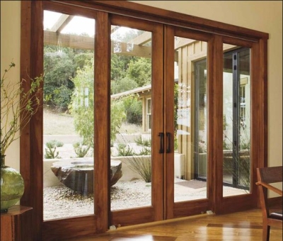 French sliding door Image